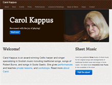 Tablet Screenshot of carolkappus.com